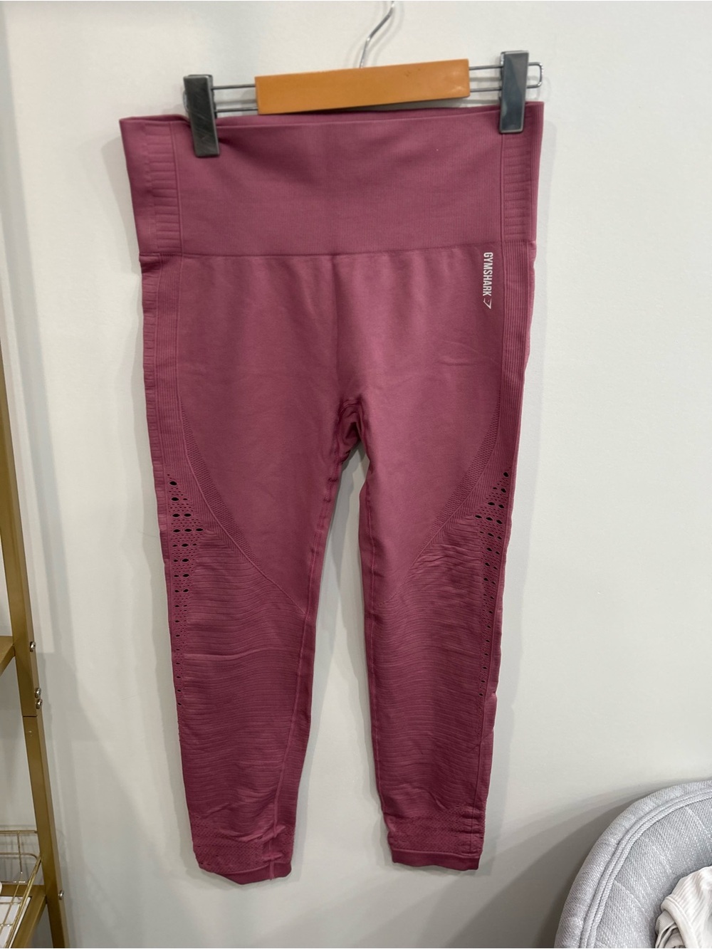 Gymshark womens Seamless High-Waist Leggings - Mauve